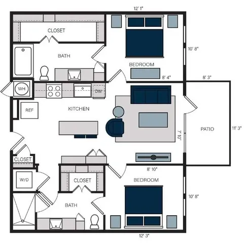 $2,883 | 6500 Aria Boulevard, Unit 556, Sandy Springs, GA 30328