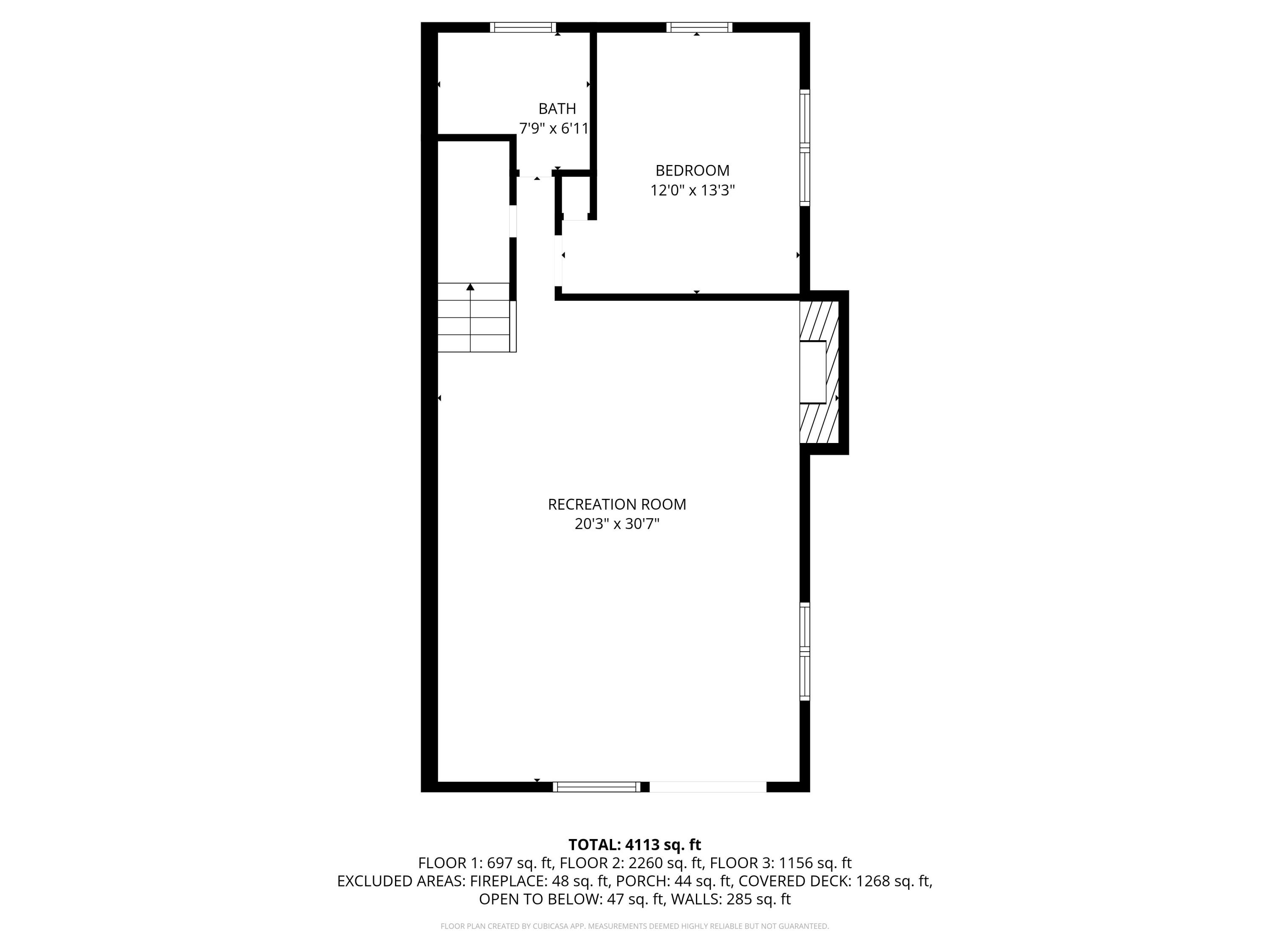225 West Shore Road Saranac Lake, NY 12983 - Photo 69 of 71 2D Floor Plan for 245 West Lake Shore Ro