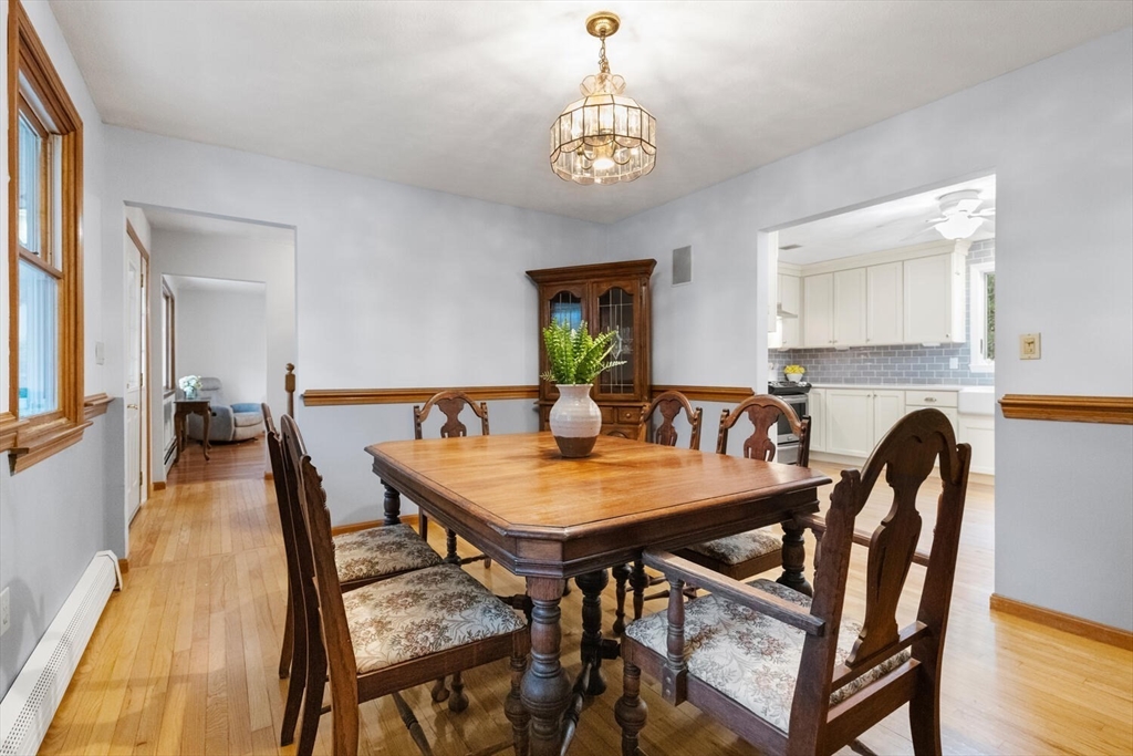 11 Simonds Farm Road Billerica, MA 01862 - Photo 22 of 42 a view of a a dining room with furniture window and wooden floor