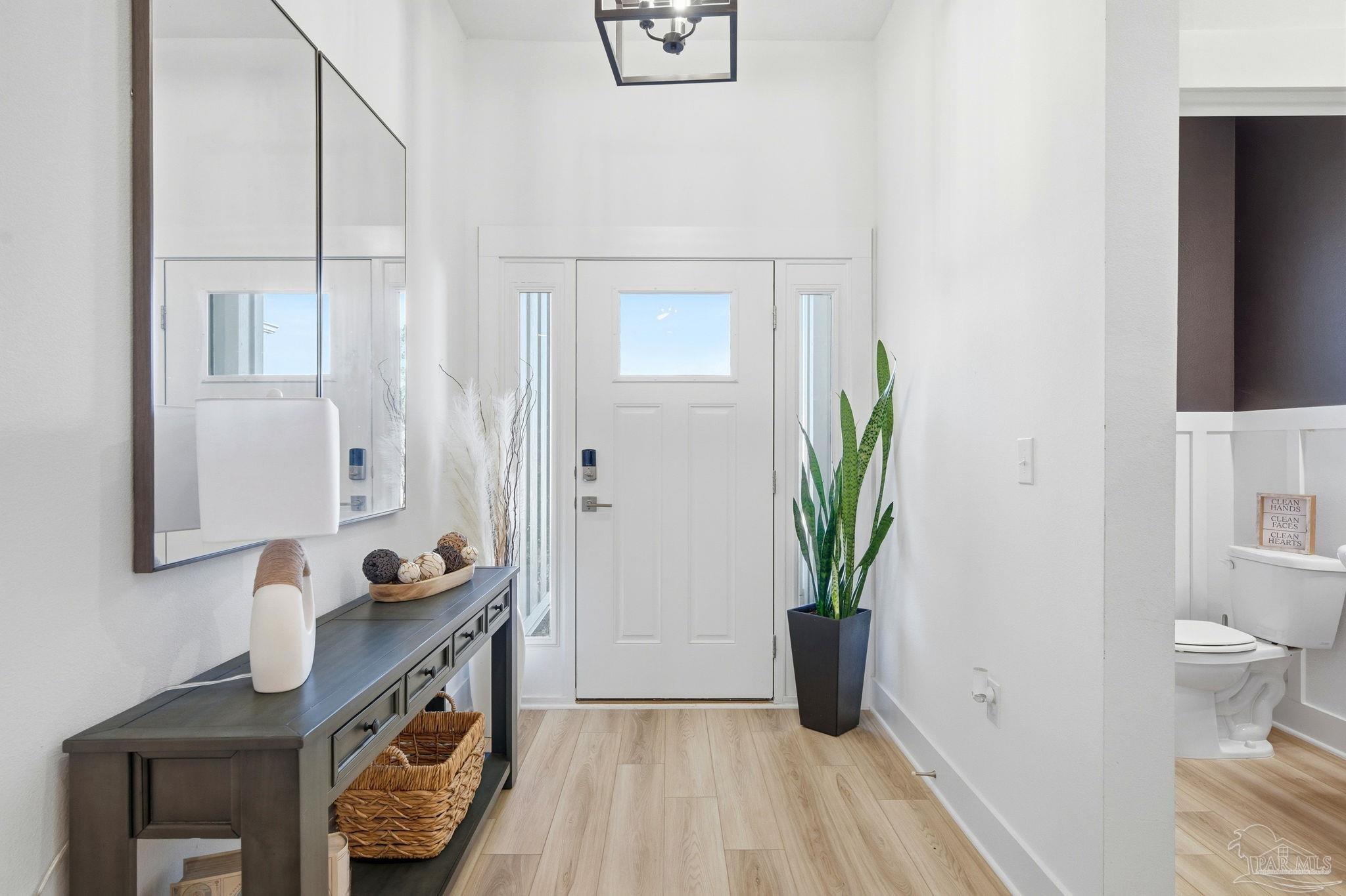 6228 Dry Crk Road Molino, FL 32577 - Photo 5 of 64 a view of hallway with wooden floor