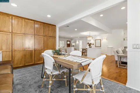 a view of a bedroom with a bathroom