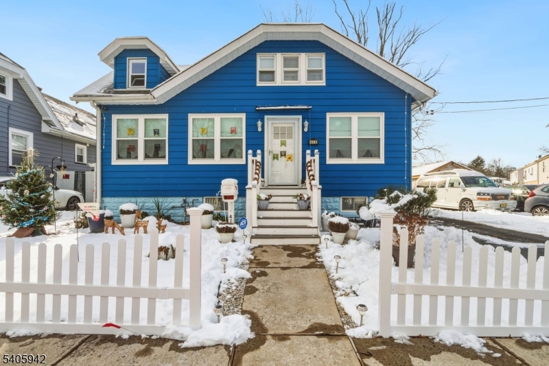 a front view of a house with a porch