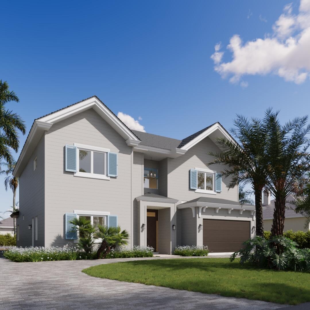 925 Sunset Road Boynton Beach, FL 33435 - Photo 13 of 16 a front view of a house with a yard and garage