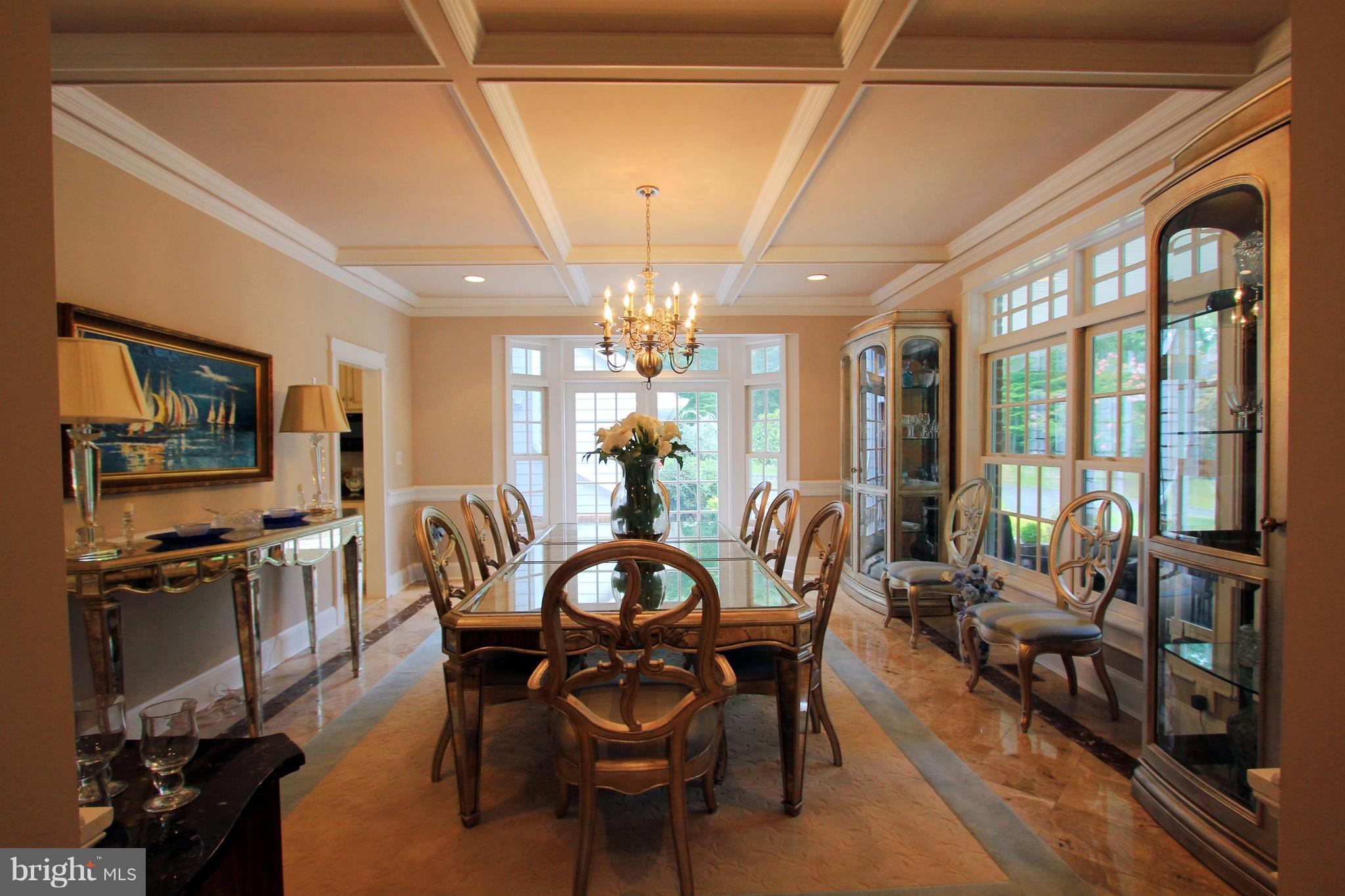 2850 Dunleigh Drive Dunkirk, MD 20754 - Photo 3 of 26 a view of a dining room with furniture large windows and wooden floor