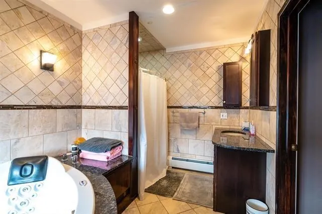 a workspace with furniture