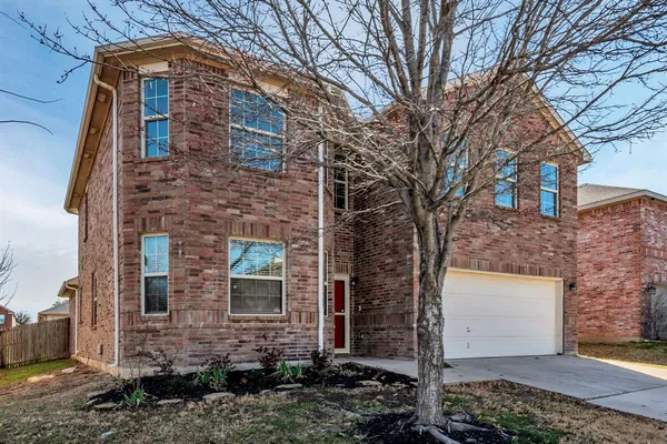 a brick building with a large windows