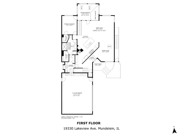 $995,000 | 19330 Lakeview Avenue, Mundelein, IL 60060