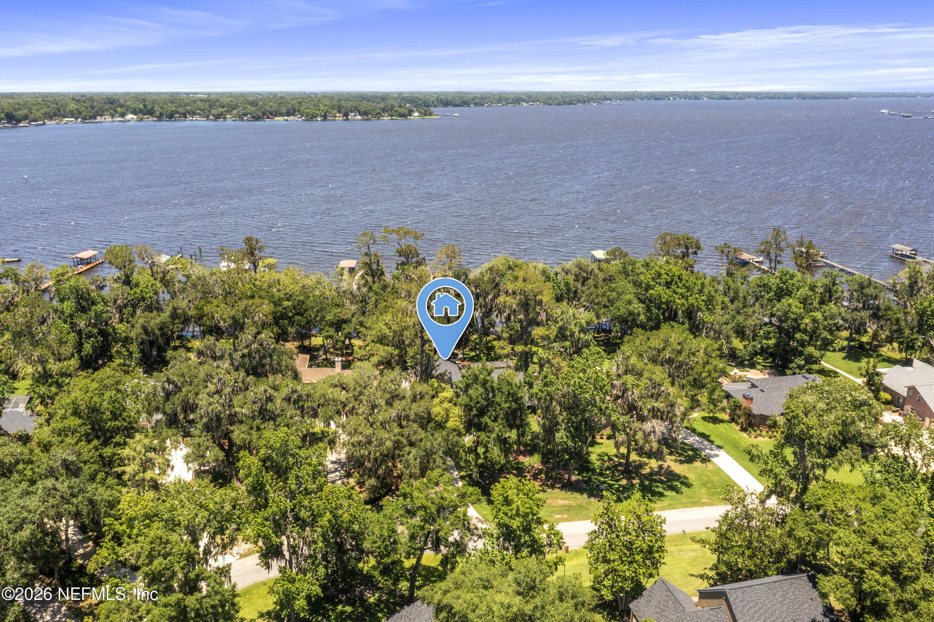 3154 Nautilus Road Middleburg, FL 32068 - Photo 60 of 61 Aerial View to Doctors Lake