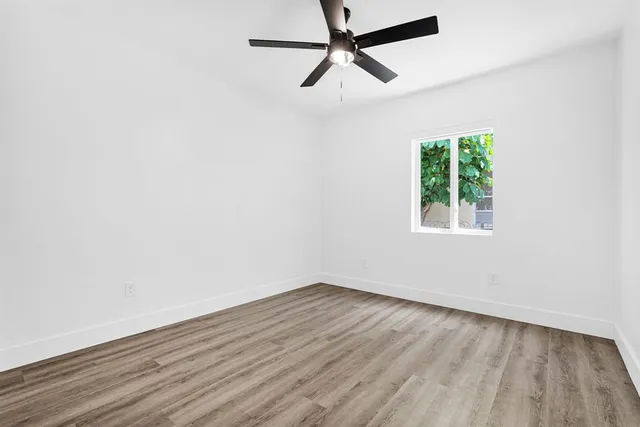 wooden floor in an empty room