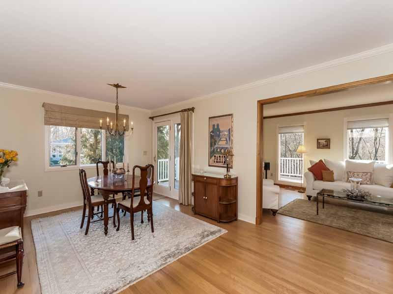 12 Ridge Farms Road Norwalk, CT 06850 - Photo 3 of 23 a view of a dining room with furniture window and wooden floor