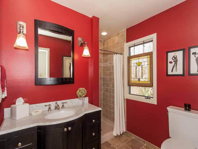 12 Ridge Farms Road Norwalk, CT 06850 - Photo 7 of 23 a bathroom with a sink vanity and a mirror