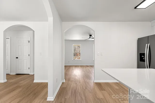 a view interior of the house and wooden floor