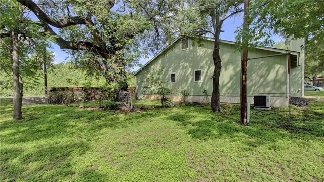 a aerial view of a house