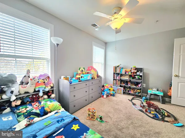 a children play room with toys