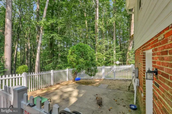 a view of outdoor space and deck