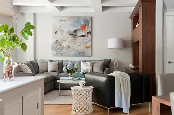 a kitchen with stainless steel appliances kitchen island granite countertop a sink refrigerator and cabinets