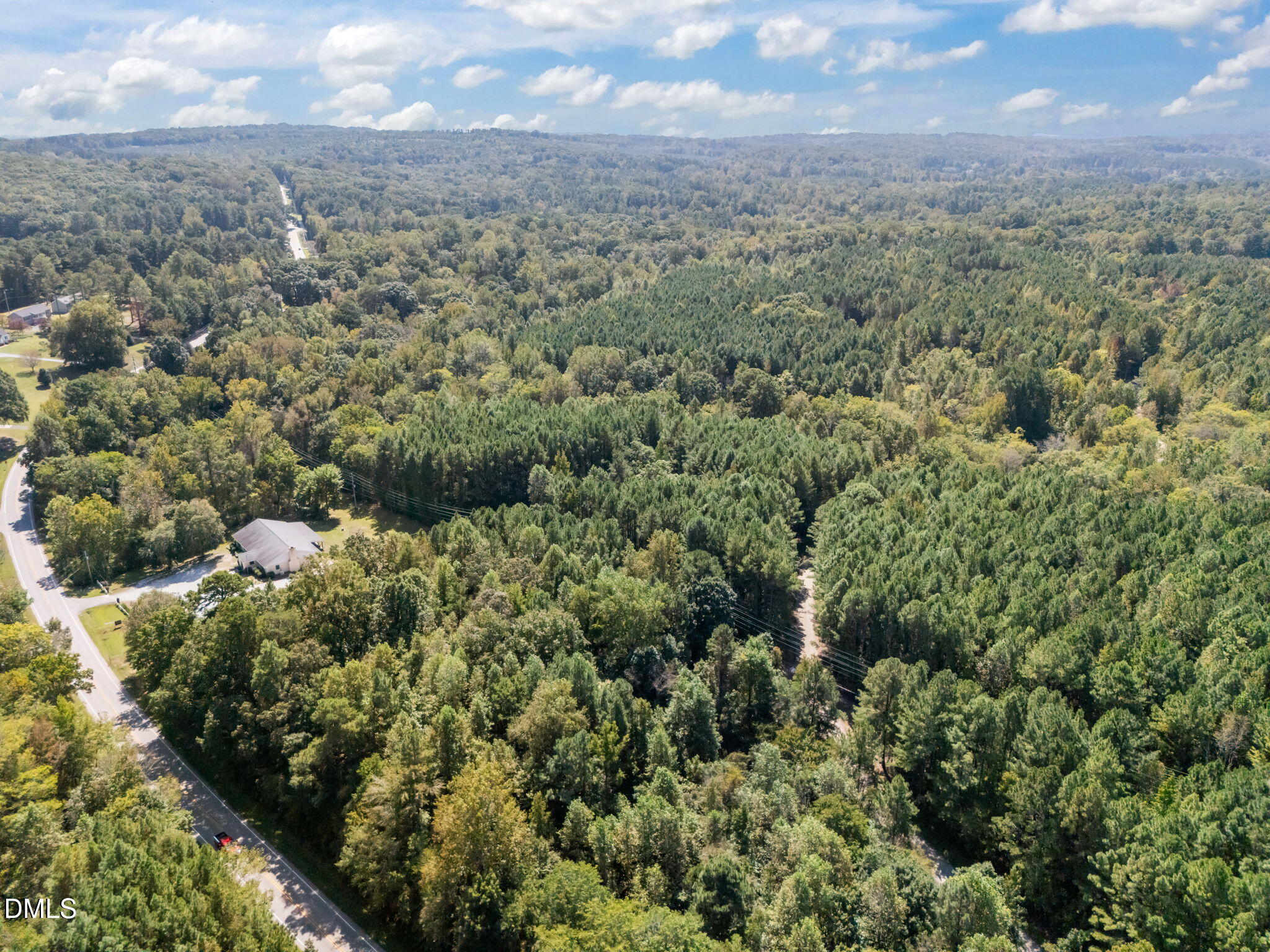 7409 Guess Road Hillsborough, NC 27278 - Photo 8 of 13 an aerial view of houses covered in trees