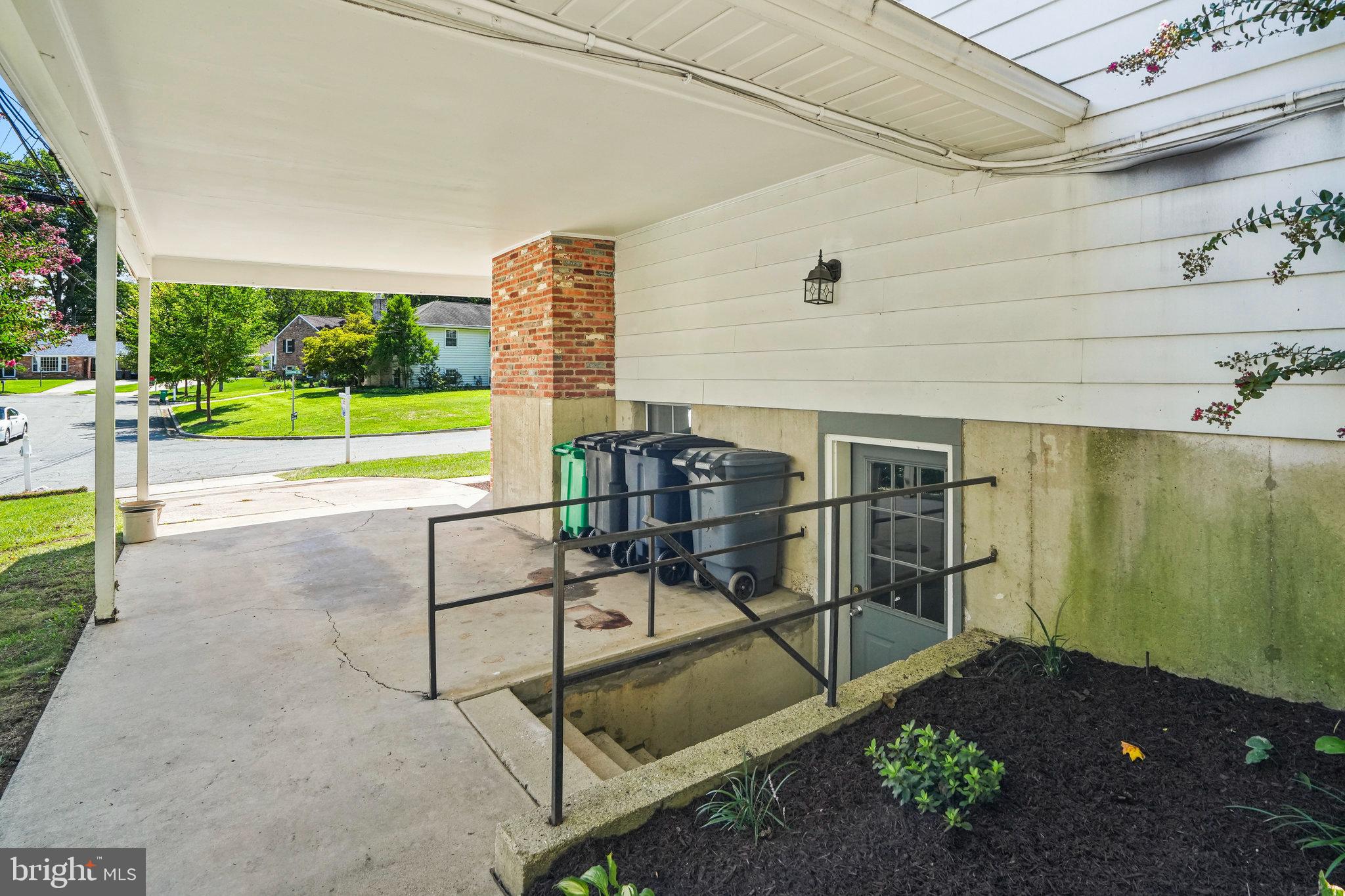 6116 Goodman Road Laurel, MD 20707 - Photo 37 of 42 Outside Lower Level Entrance