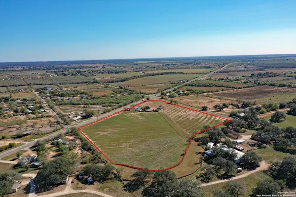 an aerial view of a