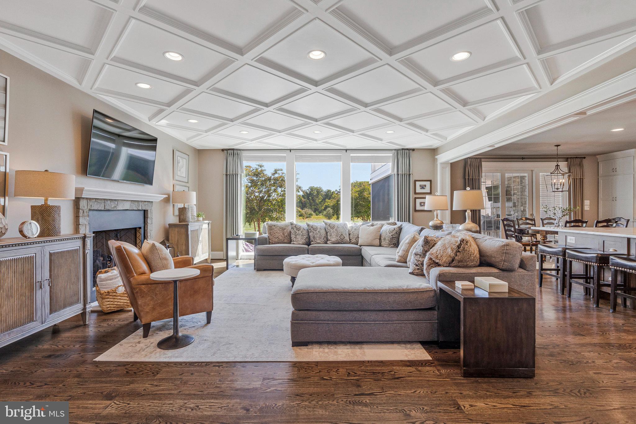 41865 Scotchbridge Place Ashburn, VA 20148 - Photo 31 of 93 a living room with furniture a fireplace and a large window