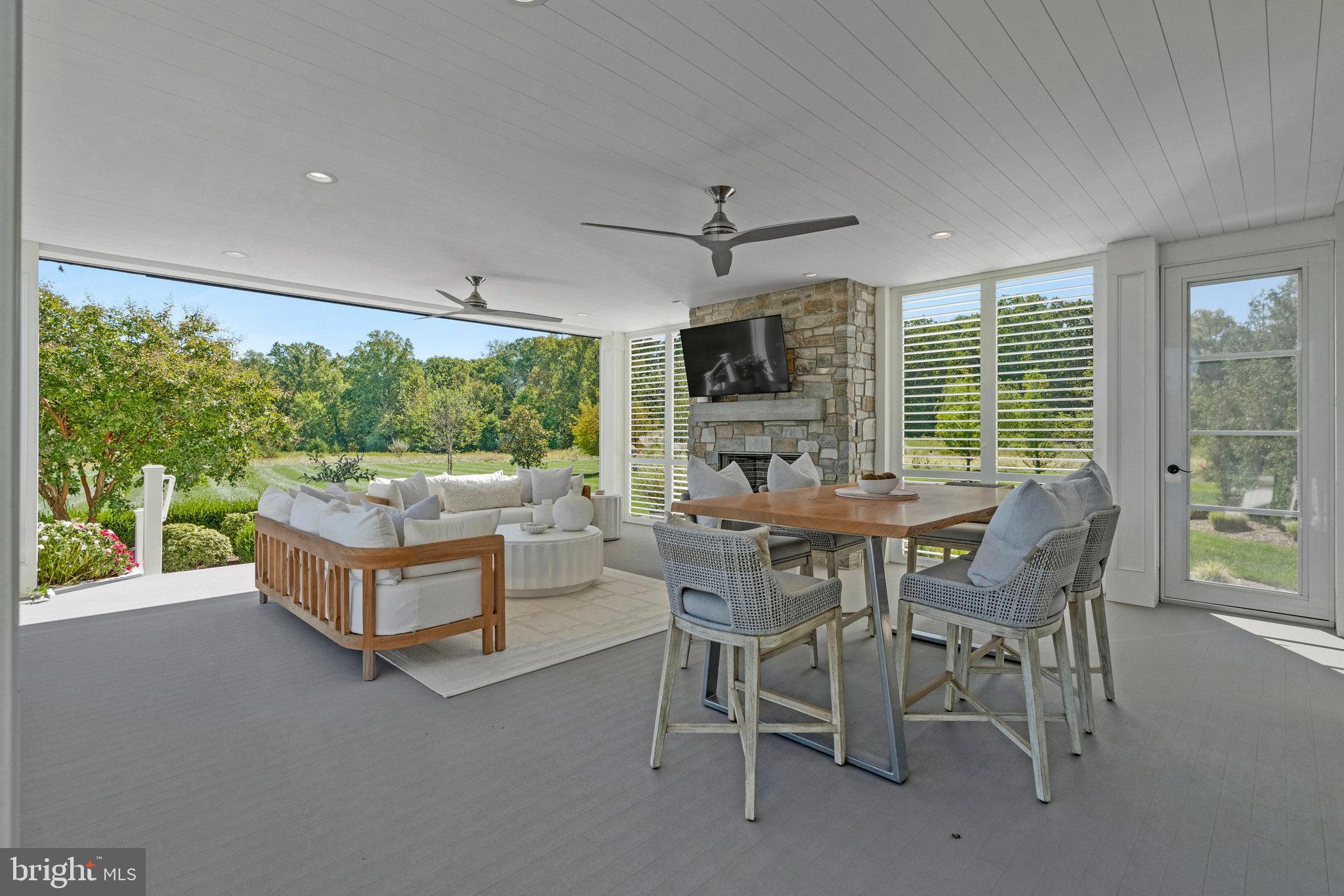 41865 Scotchbridge Place Ashburn, VA 20148 - Photo 72 of 93 a view of a dining room with furniture window and outside view