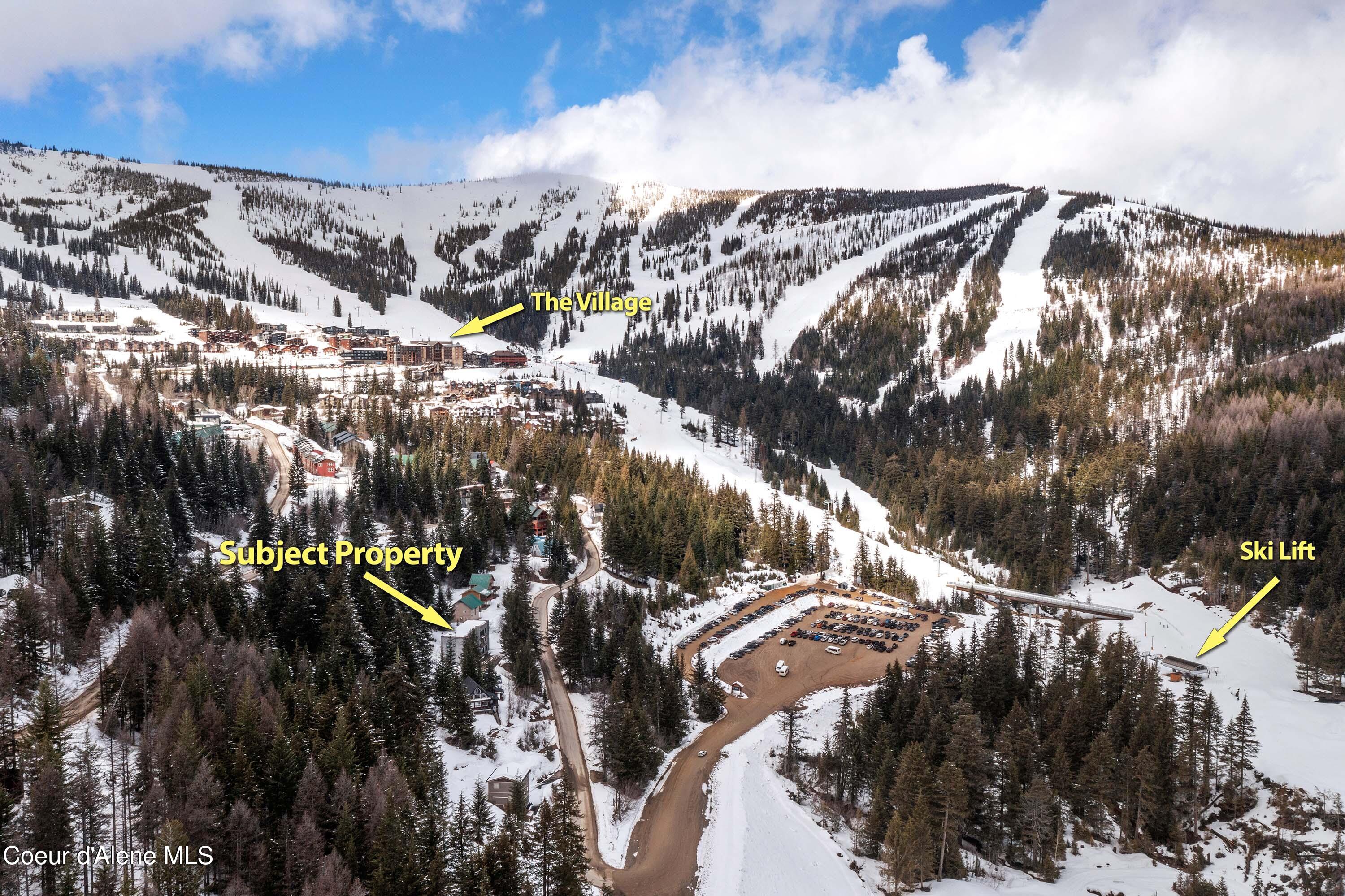 677 Telemark Road, Unit 1 Sandpoint, ID 83864 - Photo 38 of 49 Aerial Condo to the Village