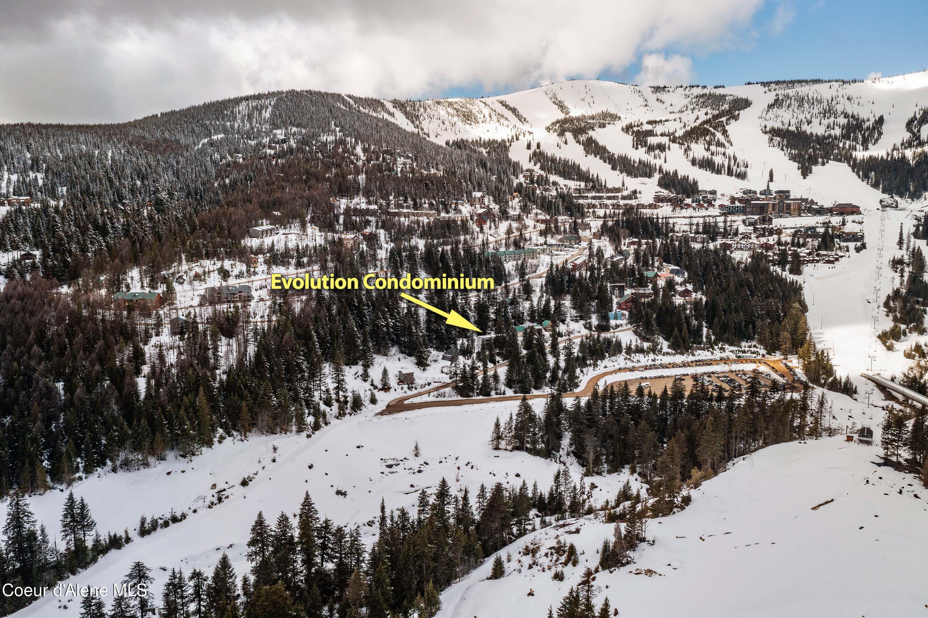 677 Telemark Road, Unit 1 Sandpoint, ID 83864 - Photo 43 of 49 Aerial Condo Schweitzer