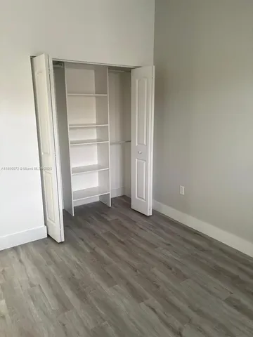 a view of wooden floor with wooden floor