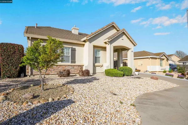 a view of a house with a yard and large tree