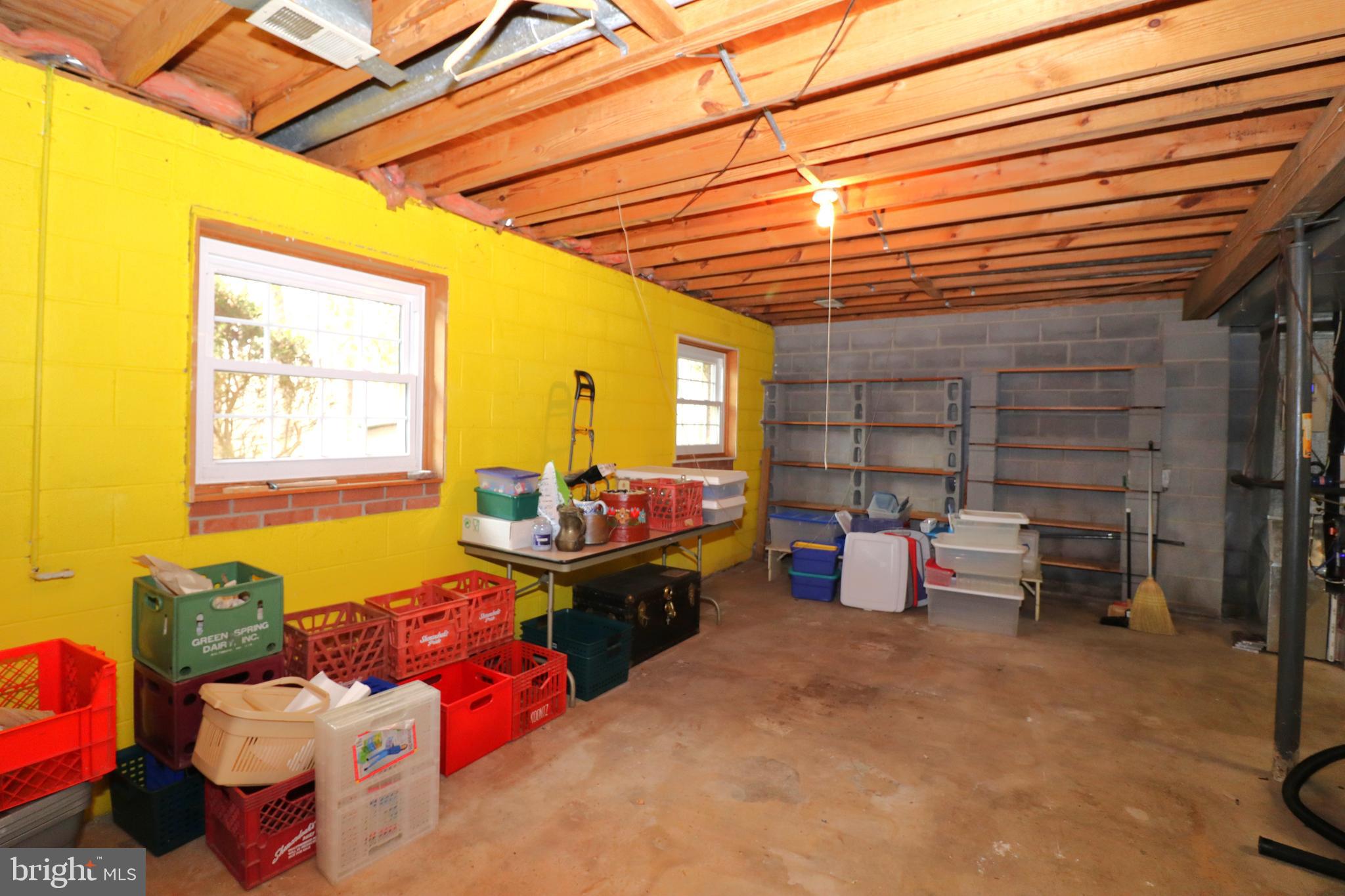 9305 Lees Ridge Road Warrenton, VA 20186 - Photo 21 of 40 Lower level unfinished area storage or finish