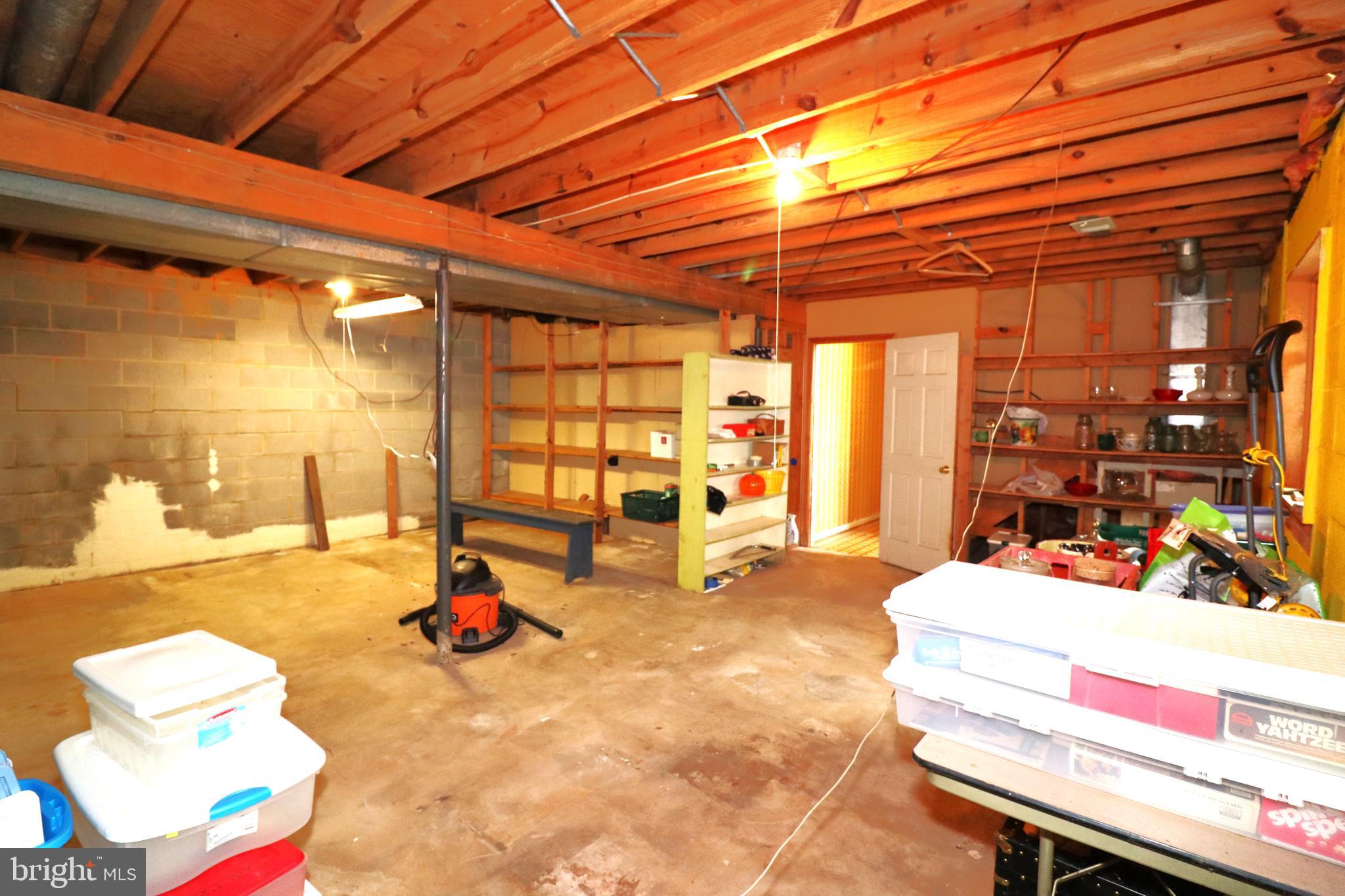 9305 Lees Ridge Road Warrenton, VA 20186 - Photo 22 of 40 Lower level unfinished area storage or finish