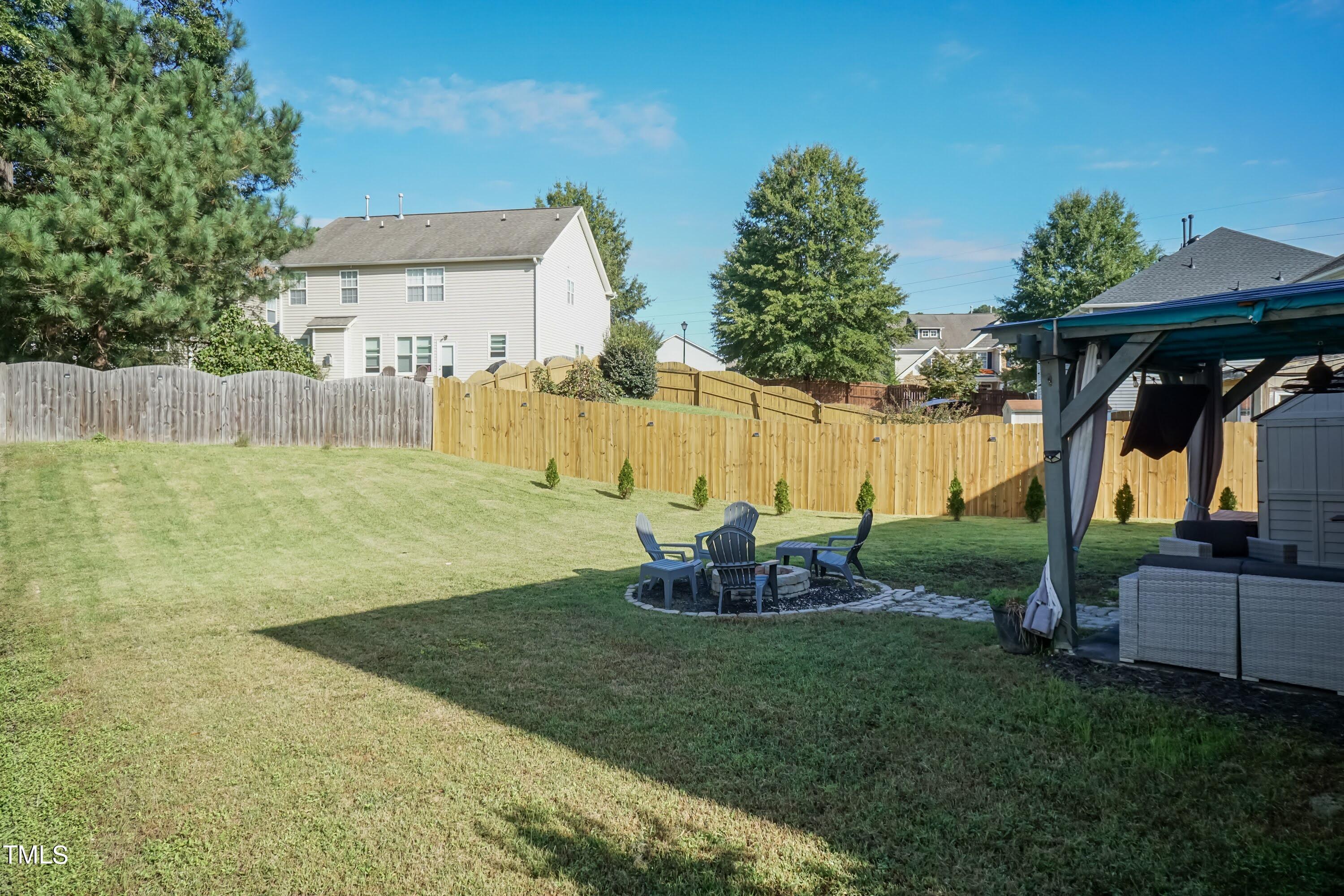 408 Cottesbrook Drive Wake Forest, NC 27587 - Photo 33 of 37 a view of a back yard