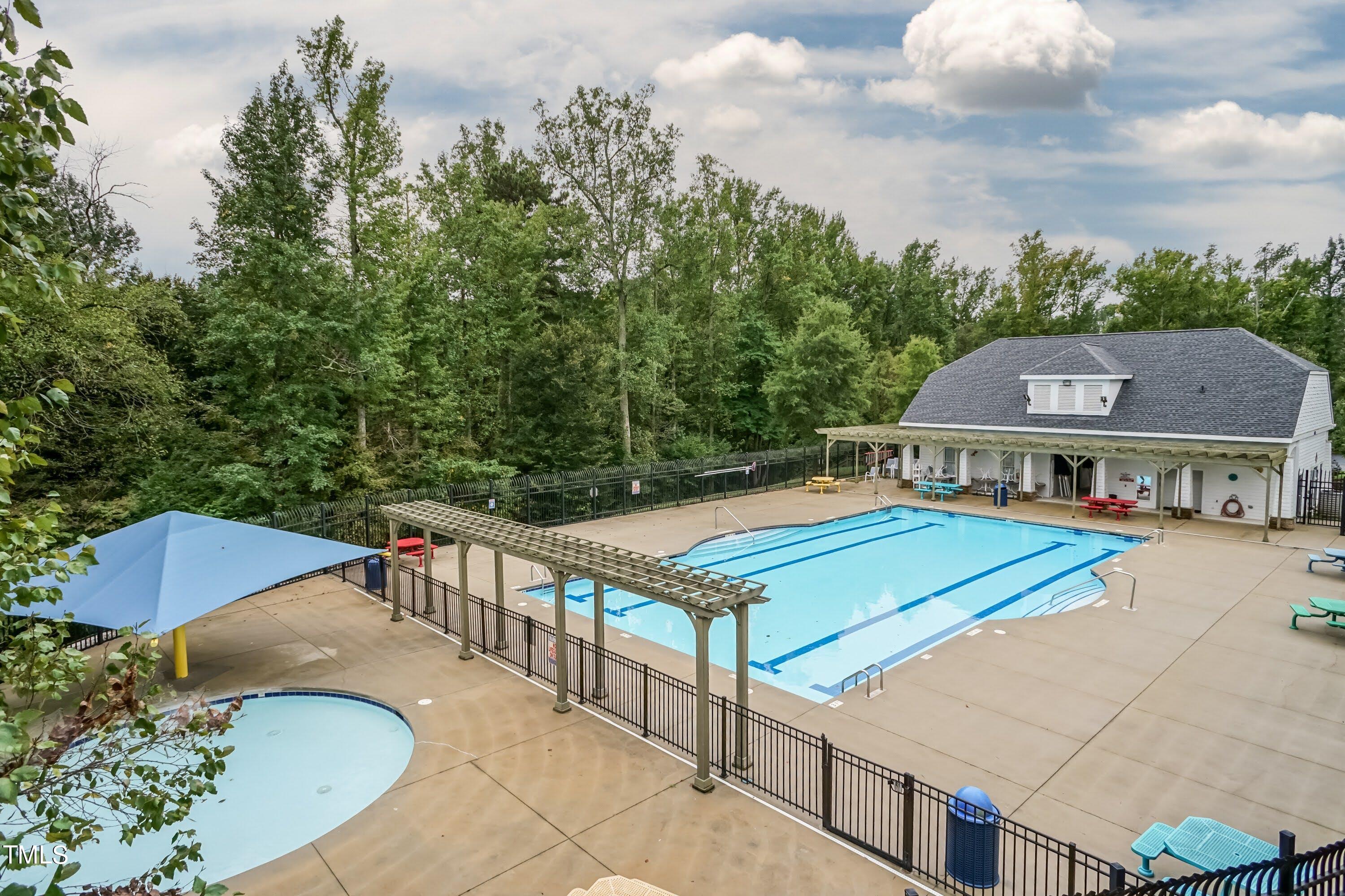 408 Cottesbrook Drive Wake Forest, NC 27587 - Photo 35 of 37 an aerial view of a house with balcony
