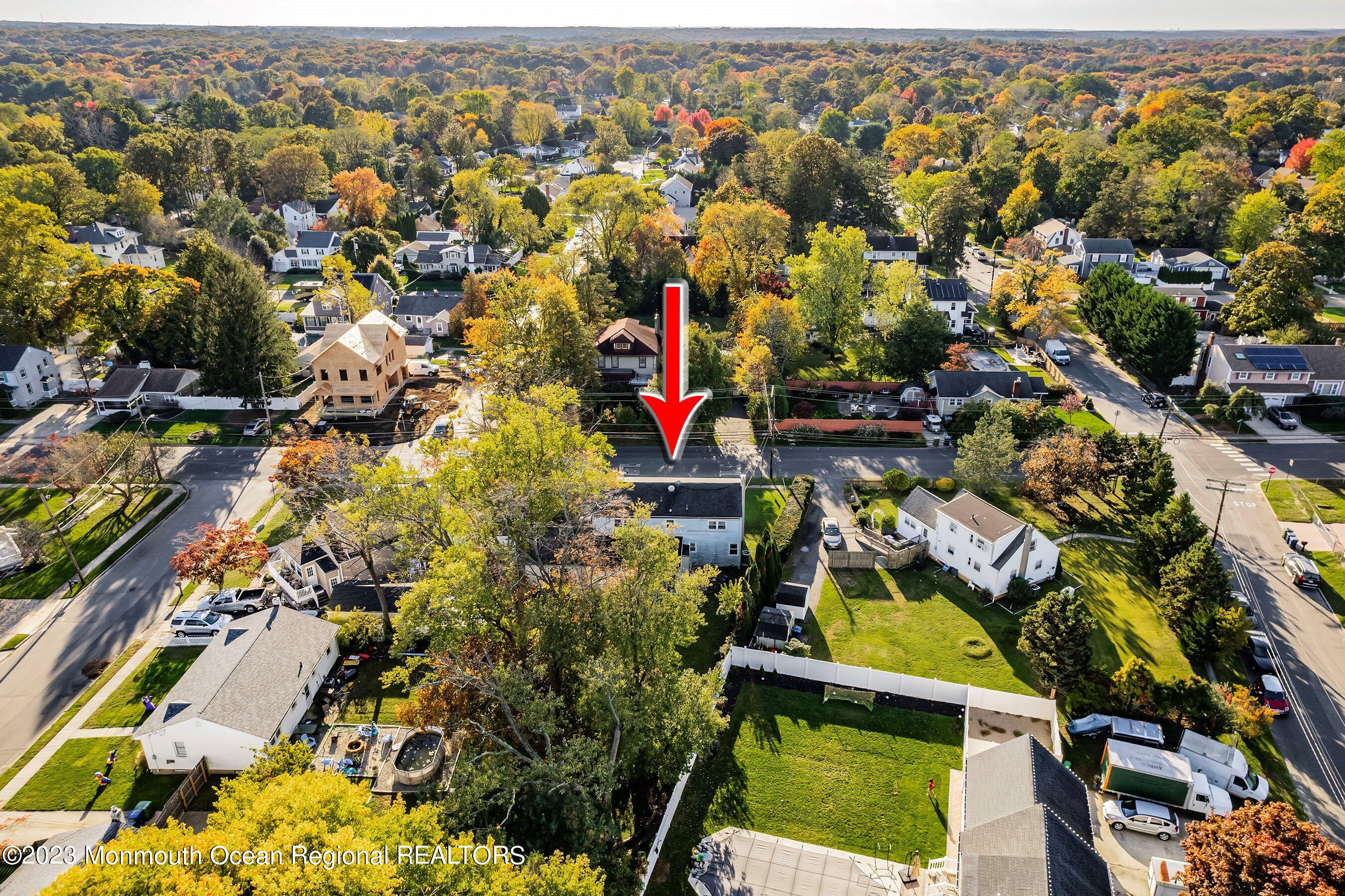 222 Wayside Road Neptune Township, NJ 07753 - Photo 22 of 34 32-Back Aerial ARROW