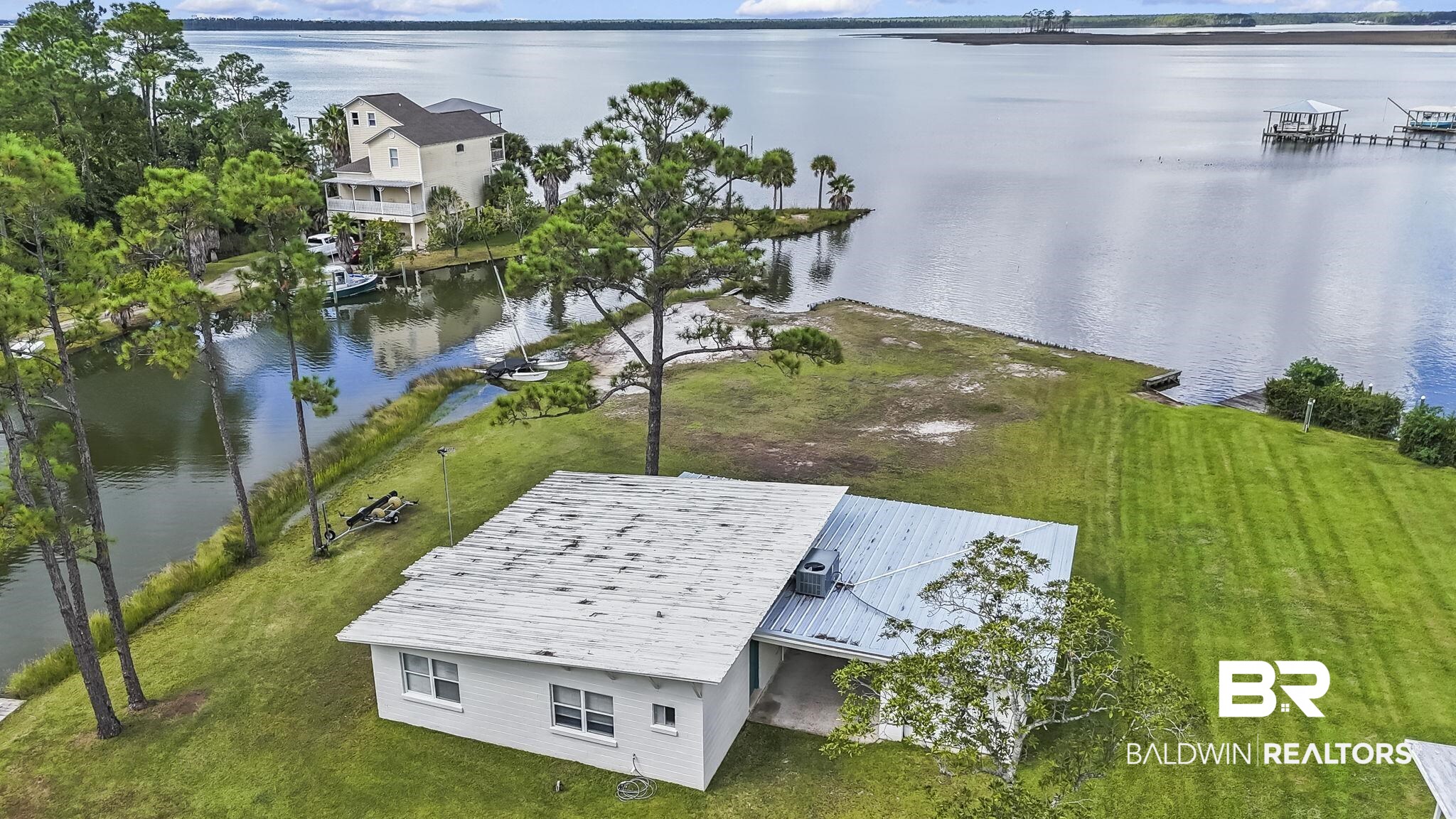 7849 Bayshore Drive Elberta, AL 36530 - Photo 11 of 47 Aerial view featuring a water view
