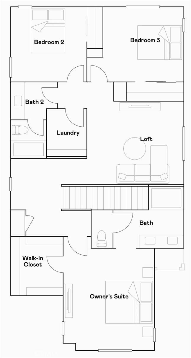 1362 Thunderbolt Lane Rialto, CA 92376 - Photo 20 of 20 Residence 2 - level 2 floorplan