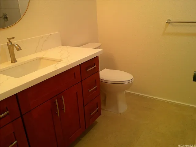 a view of backyard of house