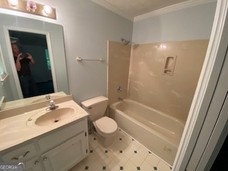 1117 Boss Hardy Road Auburn, GA 30011 - Photo 18 of 19 a bathroom with a sink a toilet and shower