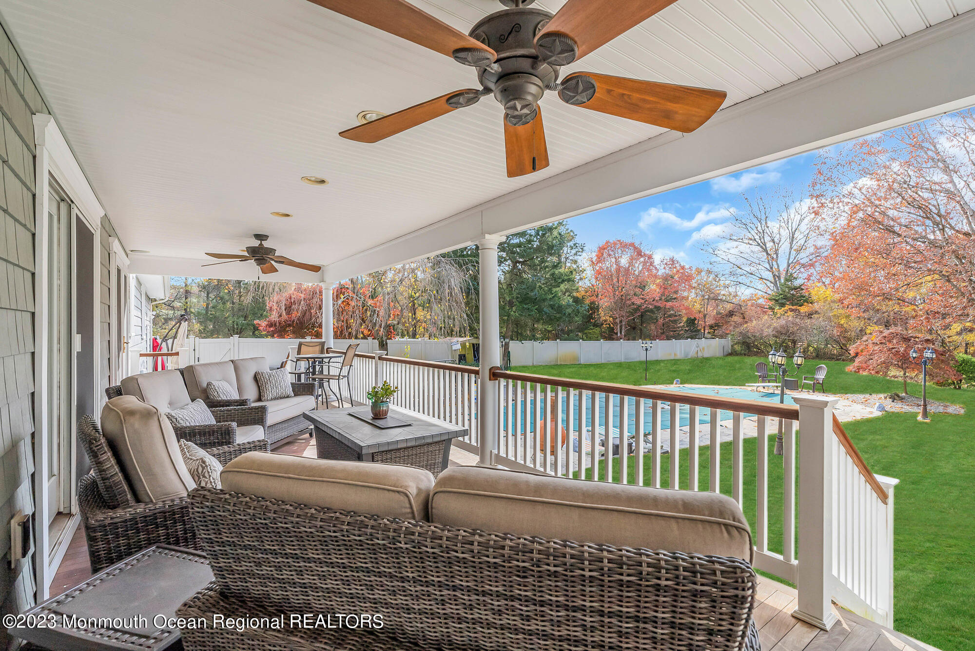 92 Obre Road Colts Neck, NJ 07722 - Photo 12 of 55 Back porch seating