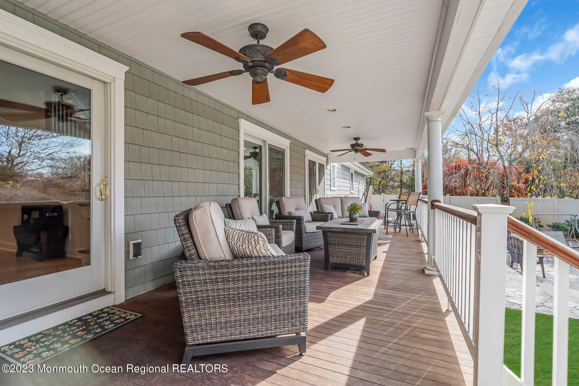 92 Obre Road Colts Neck, NJ 07722 - Photo 13 of 55 Back porch seating