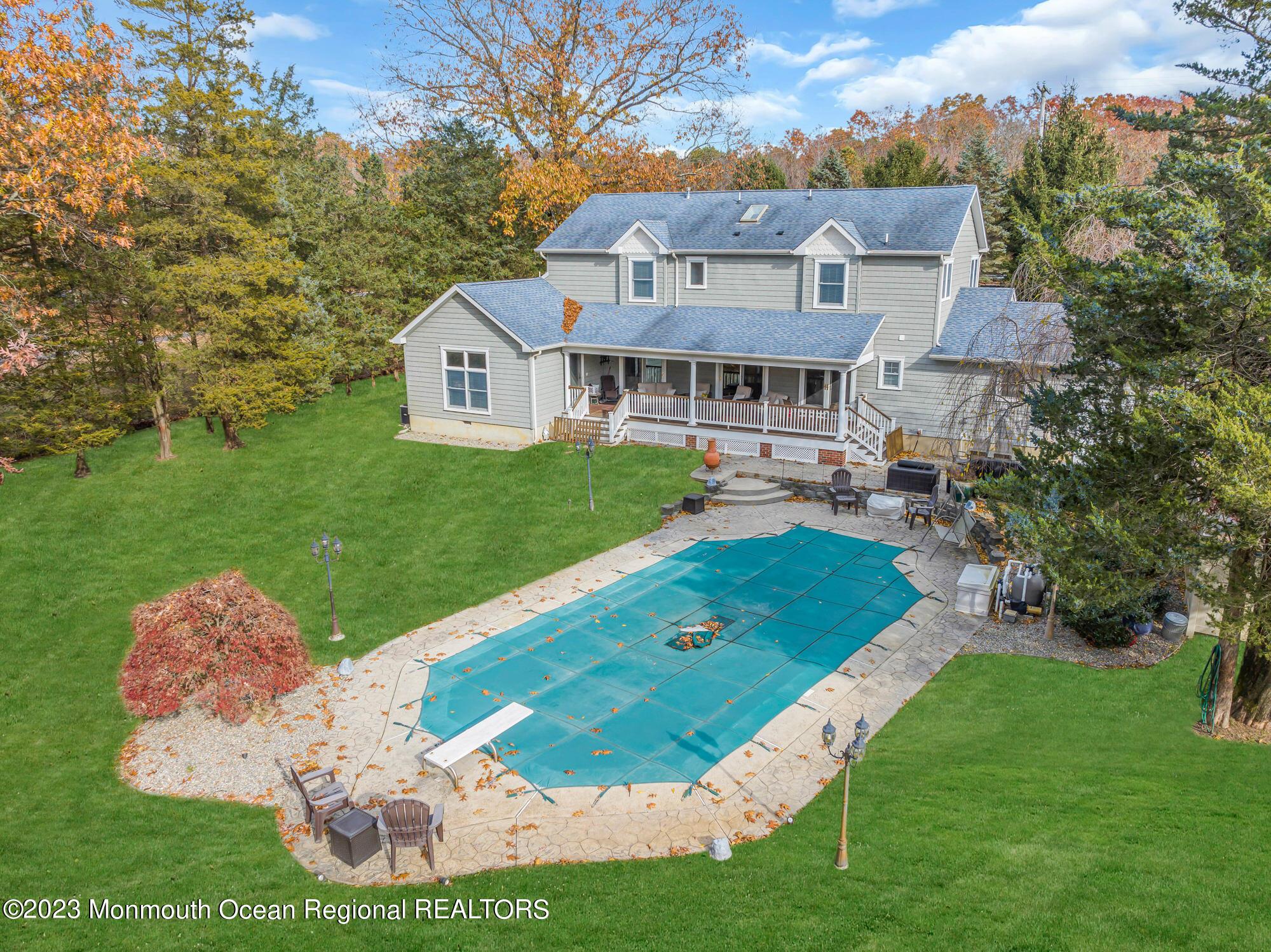 92 Obre Road Colts Neck, NJ 07722 - Photo 7 of 55 Backyard aerial