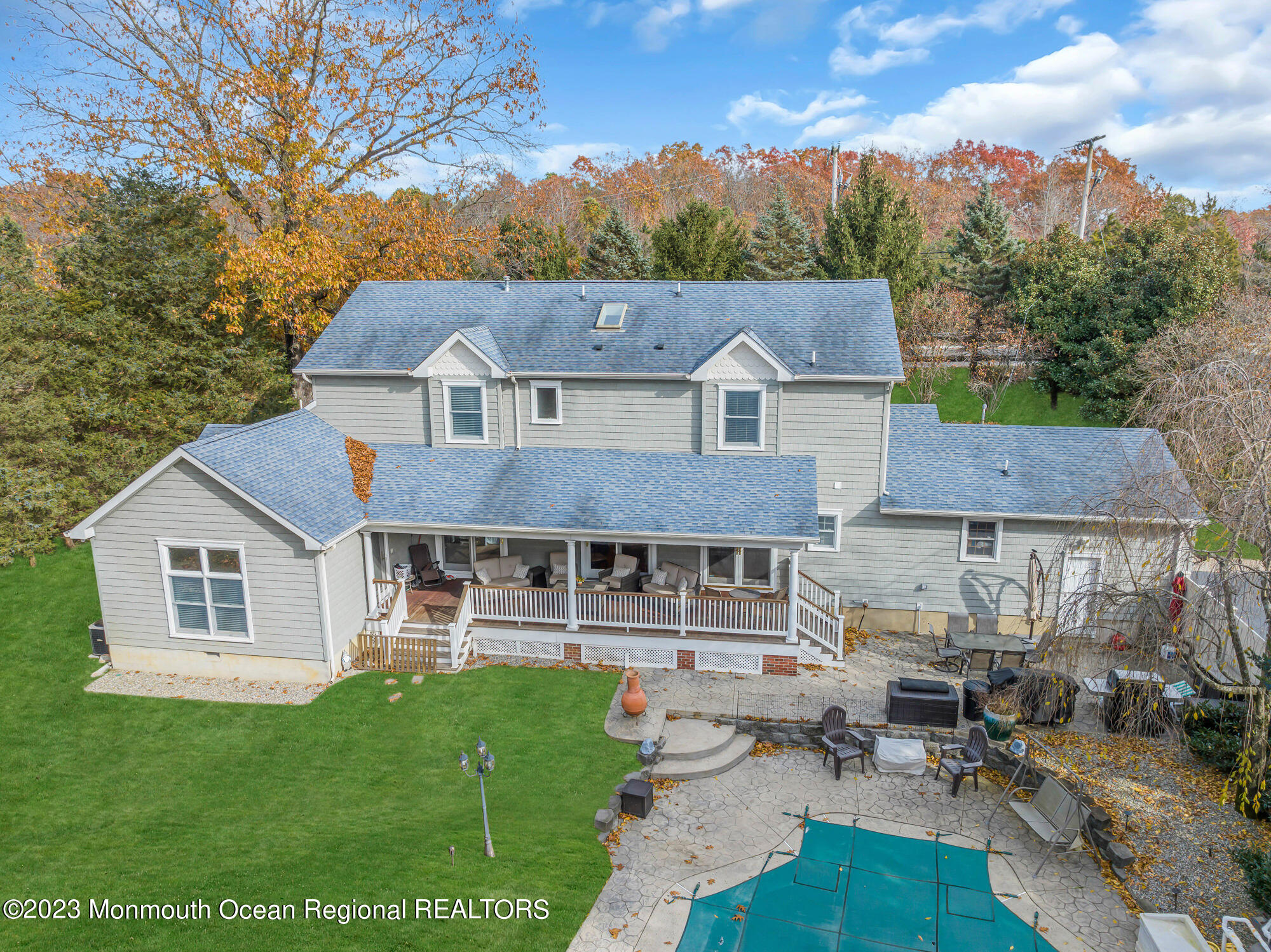 92 Obre Road Colts Neck, NJ 07722 - Photo 9 of 55 Backyard aerial