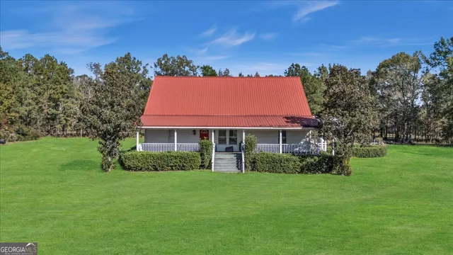 a view of city and ocean