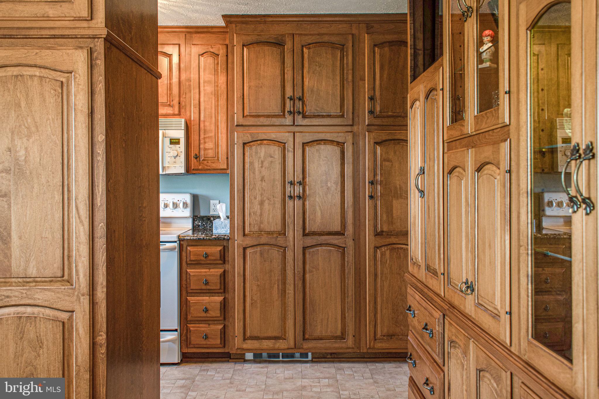 6010 Clevelandtown Road Boonsboro, MD 21713 - Photo 49 of 59 Built in Maple wood cabinets in the Kitchen