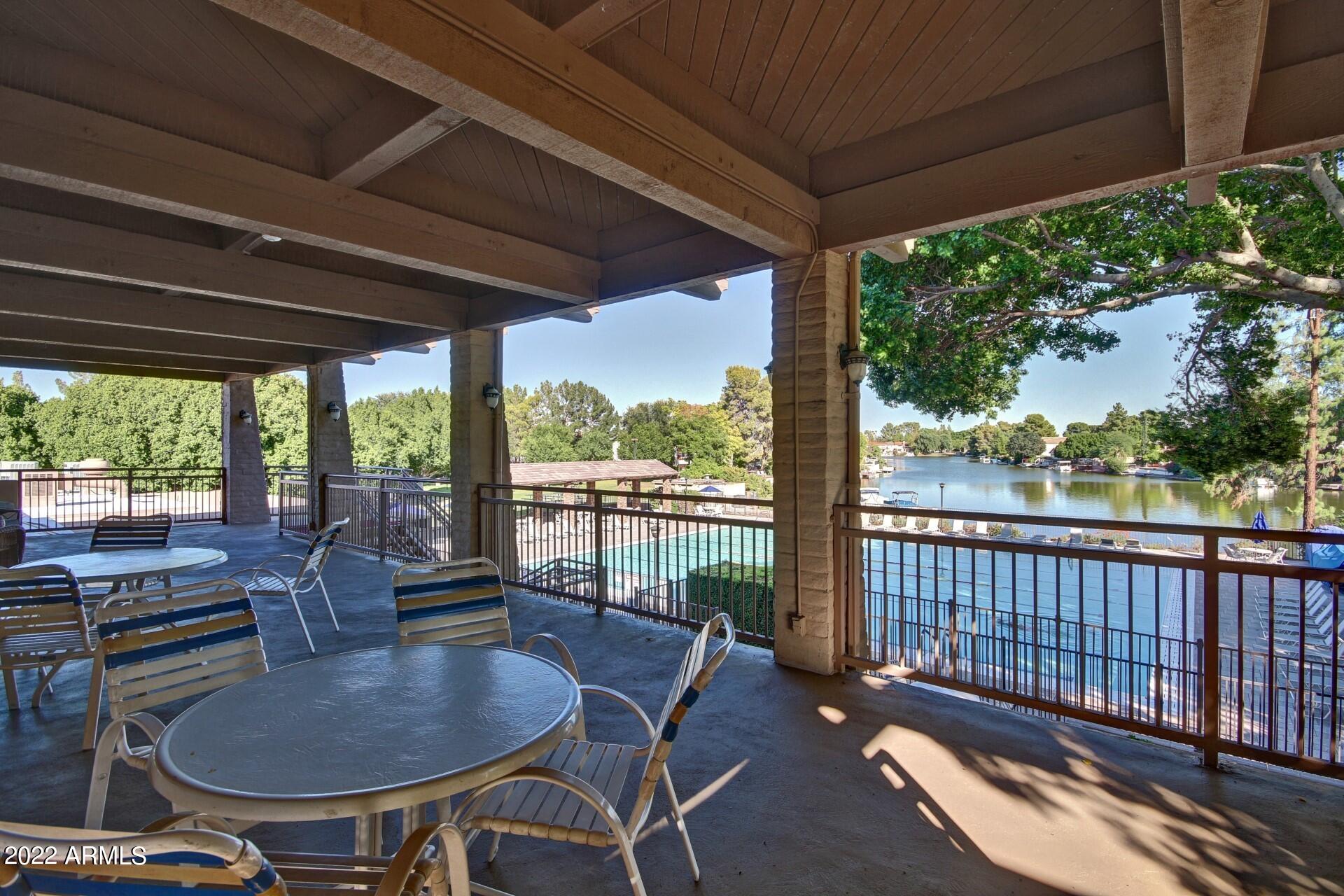 5611 South Crows Nest Road Tempe, AZ 85283 - Photo 37 of 44 THE LAKES CLUBHOUSE BALCONY