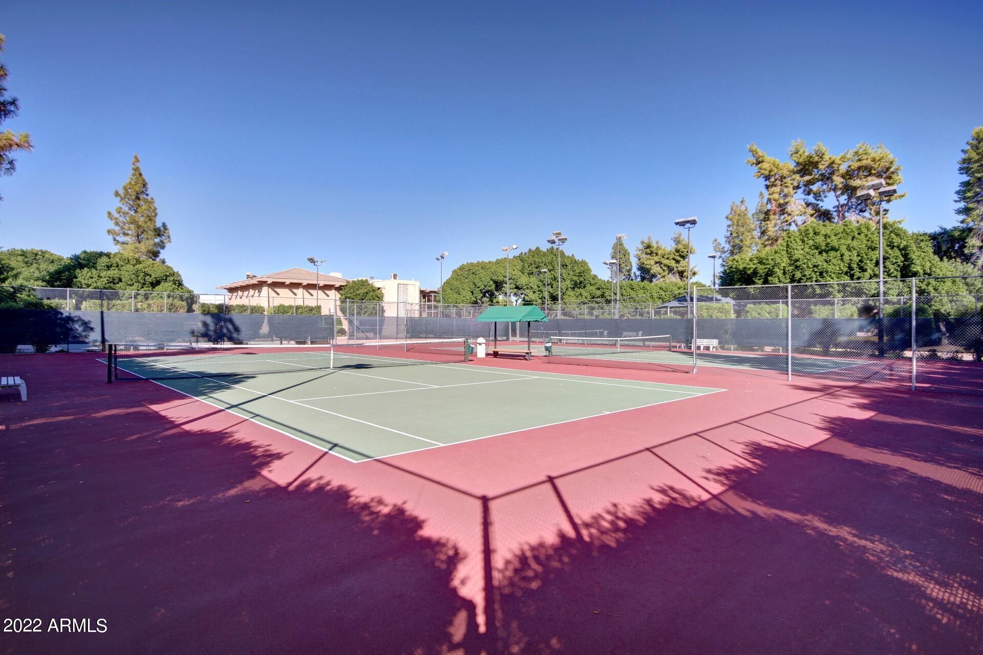 5611 South Crows Nest Road Tempe, AZ 85283 - Photo 41 of 44 THE LAKES LIGHTED TENNIS COURTS