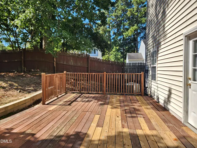 a view of deck with a patio