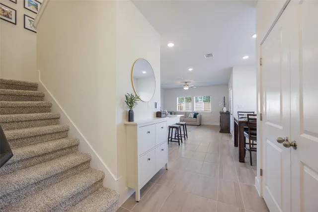 a view of entryway and hall