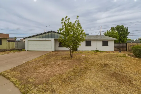 a house with a yard