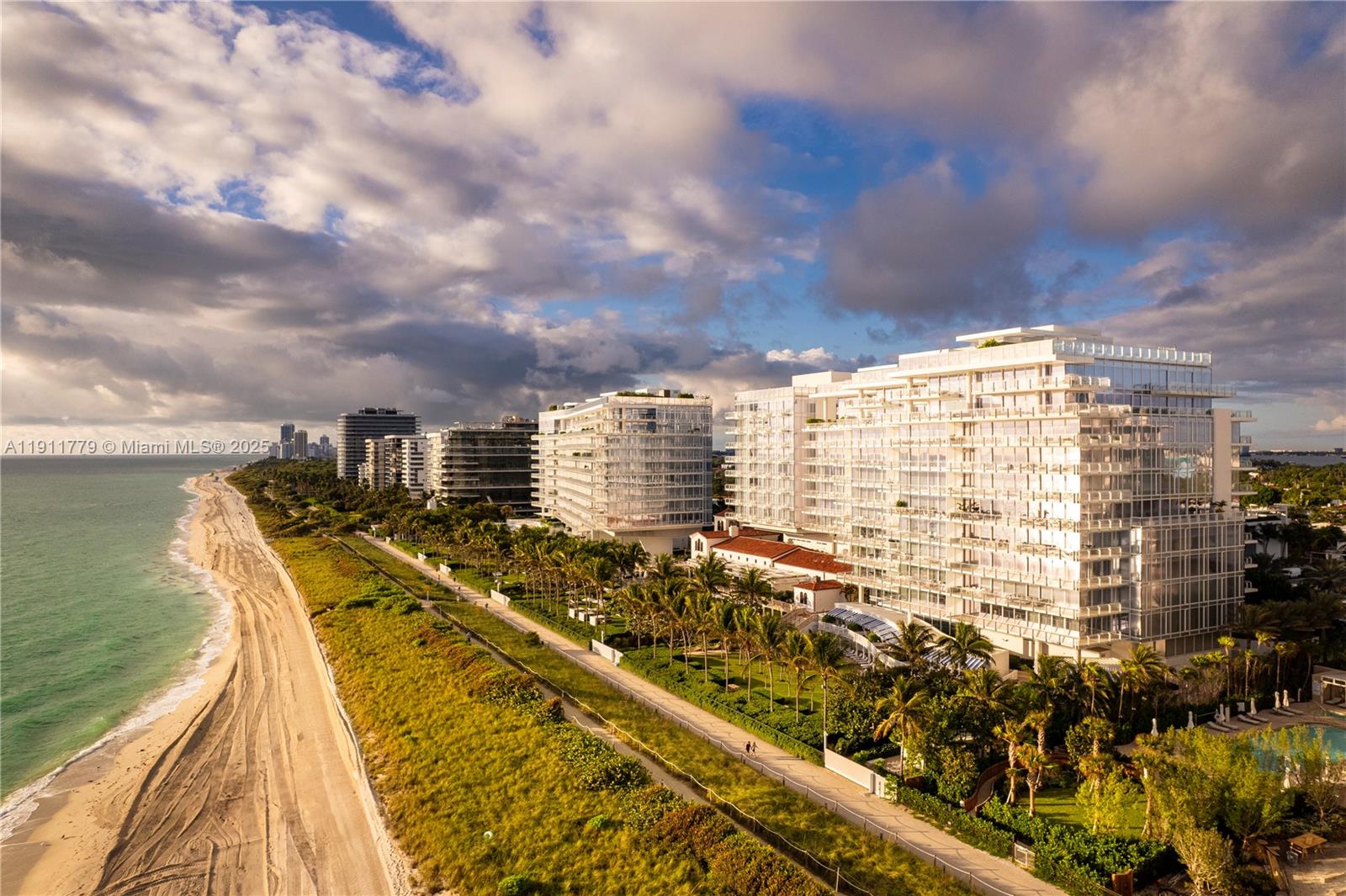 9111 Collins Avenue, Unit N721 Surfside, FL 33154 - Photo 5 of 52 a view of a balcony with a lake view